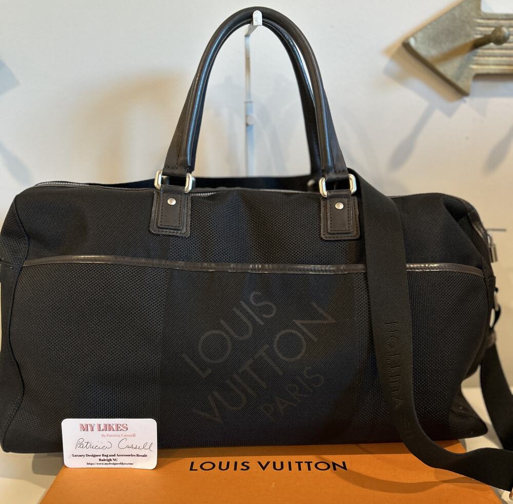 Louis Vuitton Albatross Bag in Damier Geant, Black
